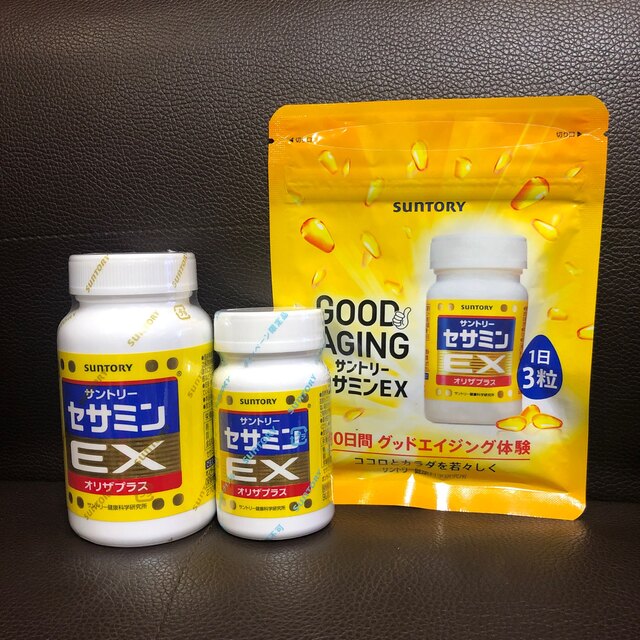 健康食品サントリーセサミンex 90粒❌3