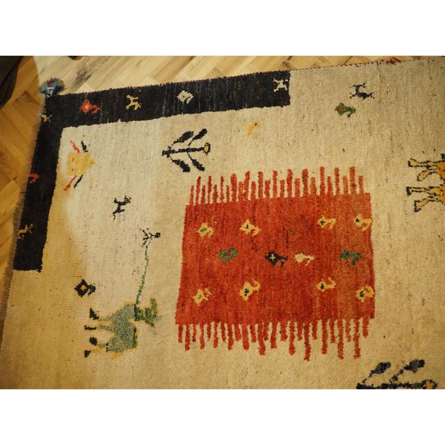 ヴィンテージオールドペルシャギャッベ 絨毯163x113cm | www.jarussi