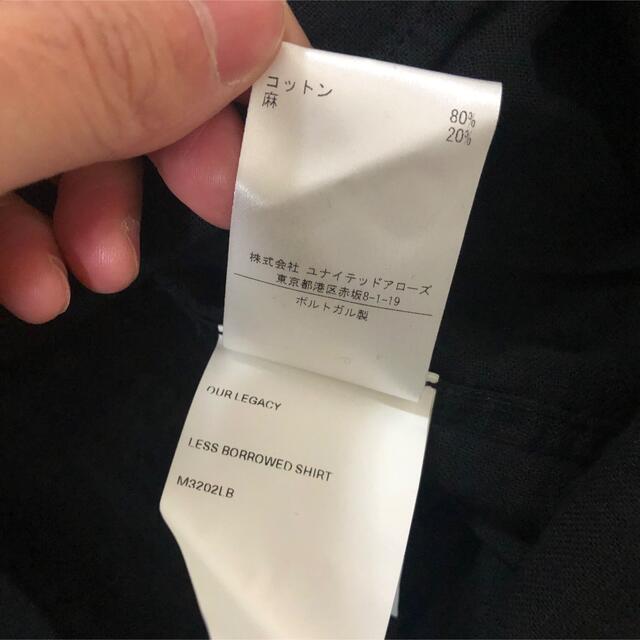 新品未使用　OUR LEGACY LESS BORROWED SHIRT 46