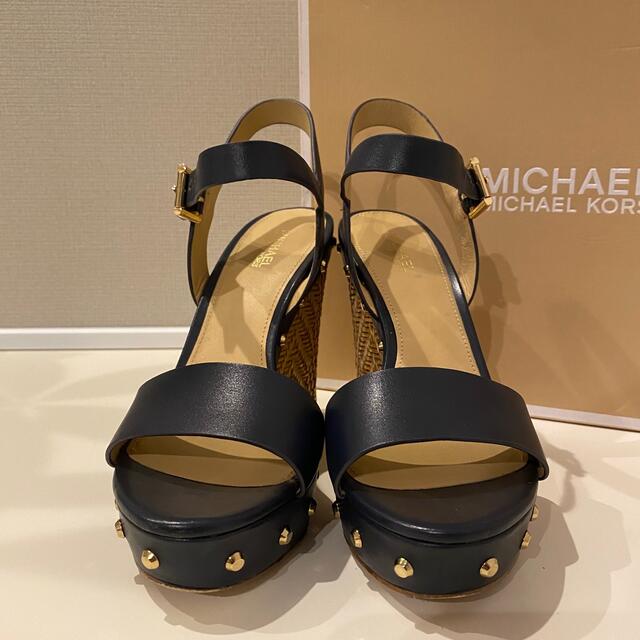 Michael Kors ウェッジソール サンダル ネイビー