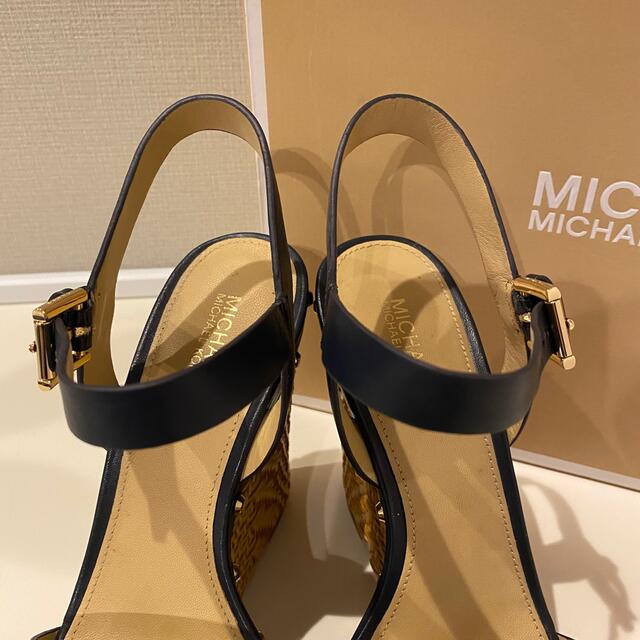 サンダルMichael Kors ウェッジソール サンダル ネイビー