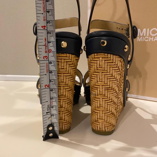 MICHAEL KORS - Michael Kors ウェッジソール サンダル ネイビー MICHAEL KORS - Michael Kors ウェッジソール サンダル ネイビー