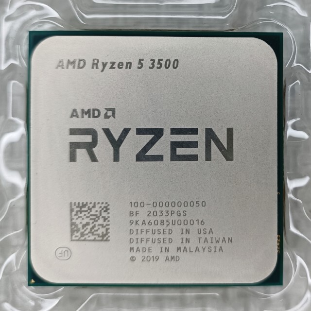 ryzen 5 3500 スマホ/家電/カメラのPC/タブレット(PCパーツ)の商品写真