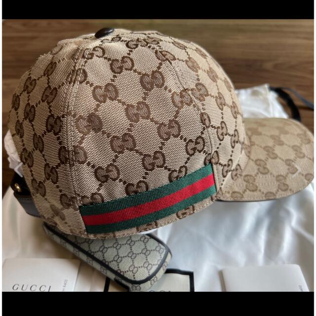 Gucci - GUCCI Original GG Canvas Baseball Hat の通販 by Tomo's shop｜グッチならラクマ