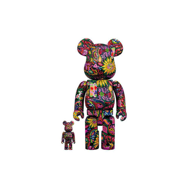 BE@RBRICK Psychedelic Paisley 100% 400%