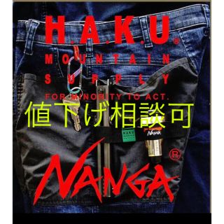 ナンガ(NANGA)のラス1！新品！NANGA × H.A.K.U ハンズフリーロークロッチスキニー(デニム/ジーンズ)