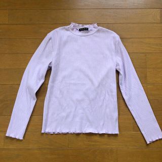 ゴージ(GORGE)のGORGE★美品★シャツ★ハイネック★リブ★パープル(シャツ/ブラウス(長袖/七分))