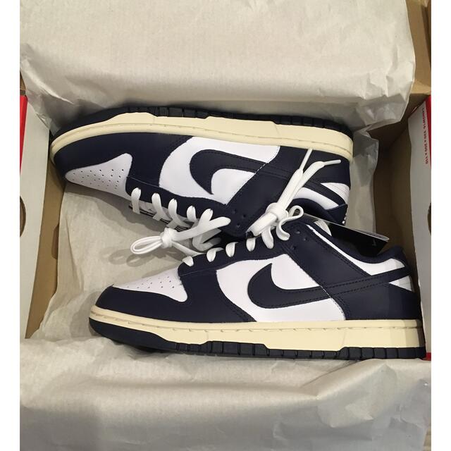 NIKE(ナイキ)のNIKE WMNS Dunk Low Vintage Navy 25.5cm  レディースの靴/シューズ(スニーカー)の商品写真