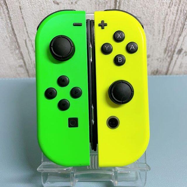 美品 レアカラー グリーン イエロー Switch 左右セット ジョイコン