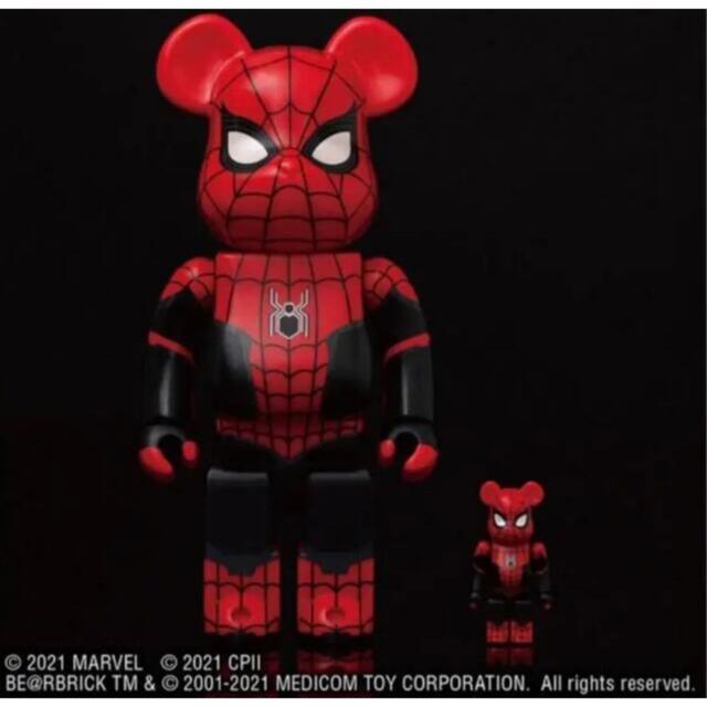 MARVEL(マーベル)のBE@RBRICK SPIDER-MAN UPGRADED SUIT エンタメ/ホビーのフィギュア(その他)の商品写真