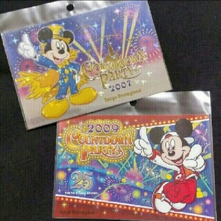 ディズニー(Disney)のDisney　ポストカード　カウントダウンパーティー2007　2009(写真/ポストカード)