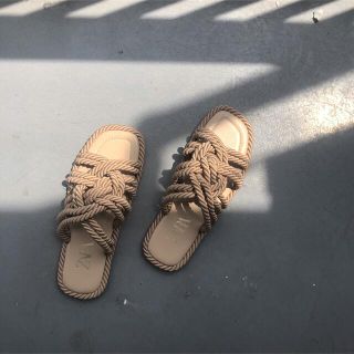 ザラ(ZARA)のzara sandals 26cm(サンダル)