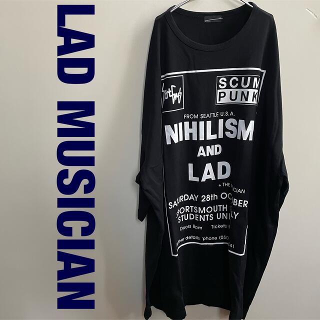 LAD MUSICIAN(ラッドミュージシャン)のLAD MUSICIAN NIHILISM AND LAD  ビッグTシャツ メンズのトップス(Tシャツ/カットソー(半袖/袖なし))の商品写真