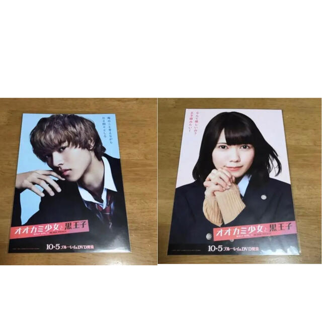 オオカミ少女と黒王子 DVD購入特典 B5サイズ 両面ミニポスター レア エンタメ/ホビーのタレントグッズ(男性タレント)の商品写真