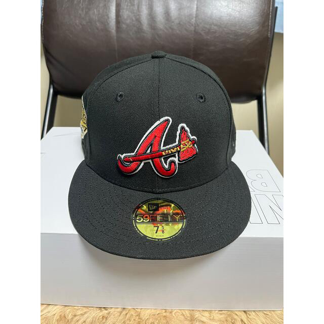 メンズnew era atlanta braves 1995 ws patch