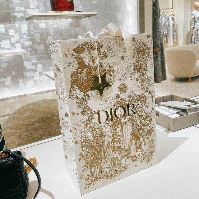 Dior(ディオール)のDior ディオール　ネックレス　アクセサリー　ゴールド　キラキラ　ビジュー レディースのアクセサリー(ネックレス)の商品写真