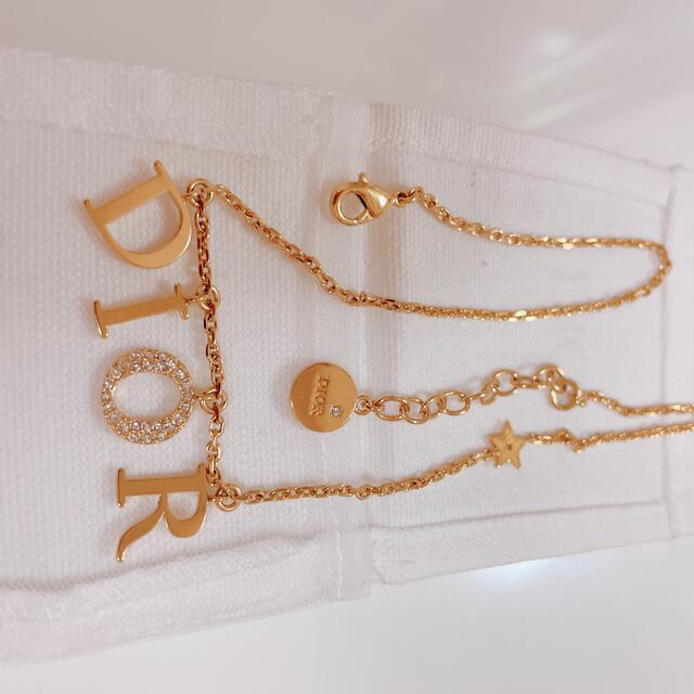 Dior(ディオール)のDior ディオール　ネックレス　アクセサリー　ゴールド　キラキラ　ビジュー レディースのアクセサリー(ネックレス)の商品写真