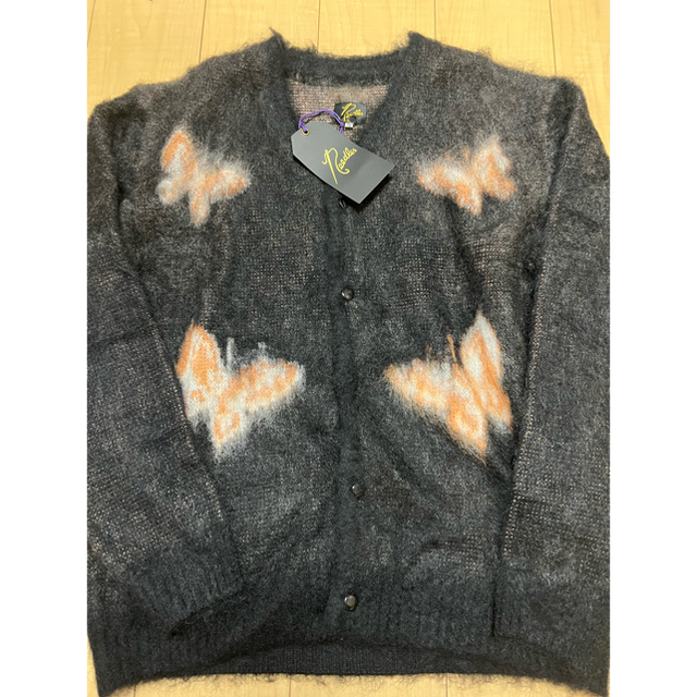 カーディガンNeedles end. Mohair Cardigan Papillon M