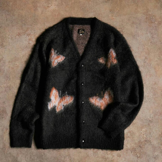 Needles end. Mohair Cardigan Papillon M