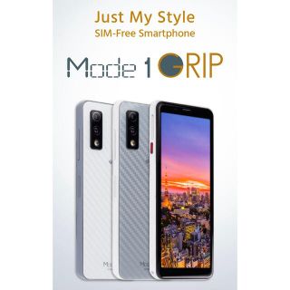 アンドロイド(ANDROID)のピーアップ  Mode1 GRIP MD-05P SIMフリー  ホワイト(スマートフォン本体)