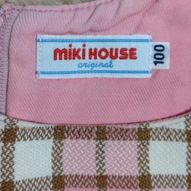 mikihouse(ミキハウス)の☺セール☺ ミキハウス ジャンパースカート 100 キッズ/ベビー/マタニティのキッズ服女の子用(90cm~)(ワンピース)の商品写真