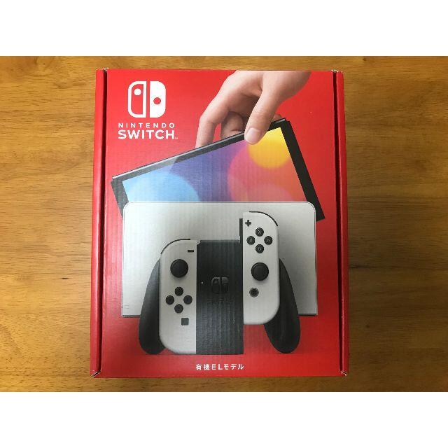 Nintendo Switch(ニンテンドースイッチ)の【MONOさん専用】Nintendo Switch(有機ELモデル) ホワイト エンタメ/ホビーのゲームソフト/ゲーム機本体(家庭用ゲーム機本体)の商品写真