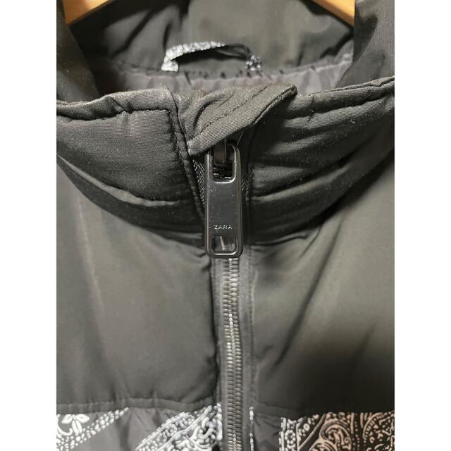 XL ZARA ザラ バンダナ ペイズリー パフ ダウンジャケット　即完売品