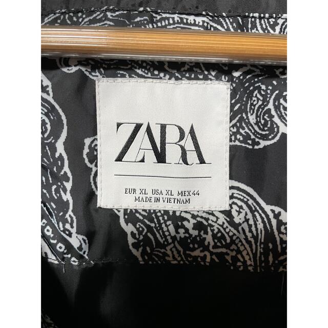 XL ZARA ザラ バンダナ ペイズリー パフ ダウンジャケット　即完売品