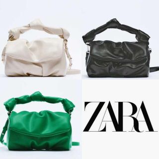 ザラ(ZARA)のZARA🎀ソフトノットクロスボディバッグ(ショルダーバッグ)