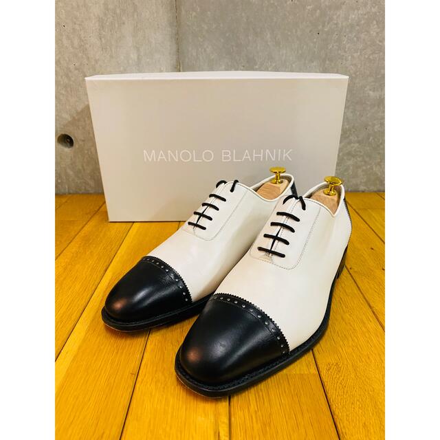 靴/シューズMANOLO BLAHNIK マノロブラニク メンズ 祐真朋樹氏 着用 シューズ