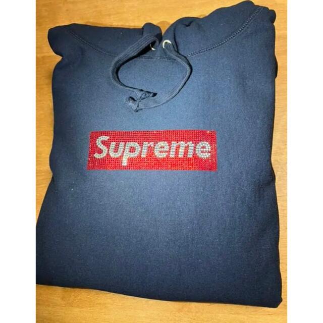 Swarovski Box Logo Hooded Sweatshirt