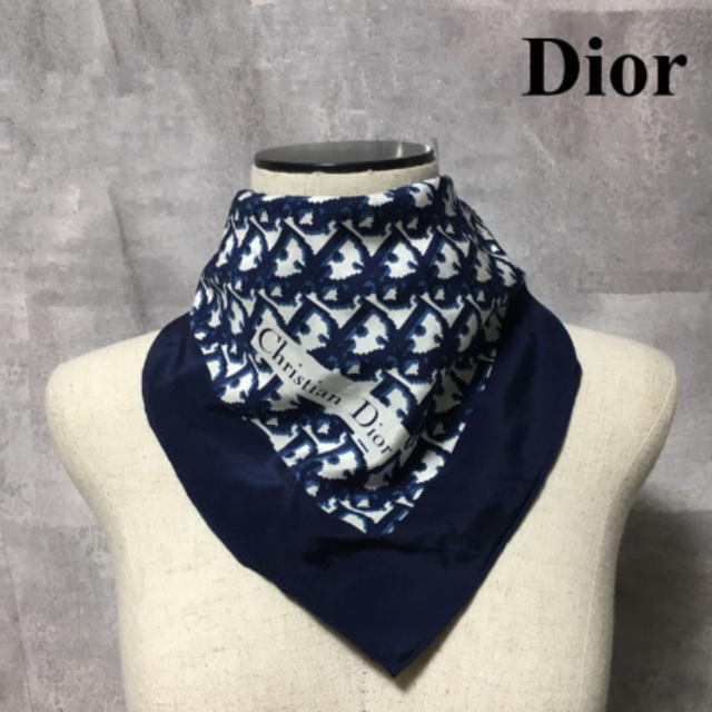 バンダナ/スカーフChristian Dior クリスチャンディオール スカーフ トロッター 柄