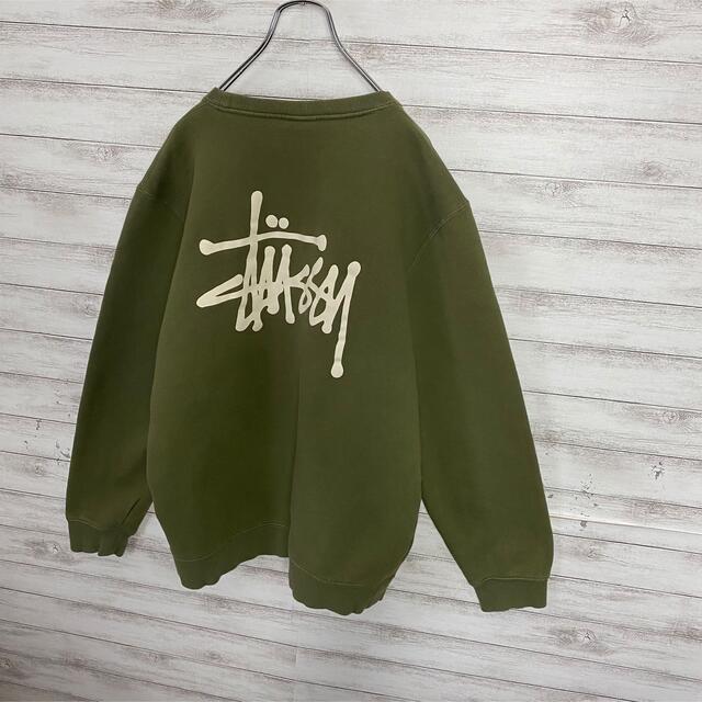 STUSSY(ステューシー)の【アースカラー】ステューシーワンポイントバックプリントビックサイズスウェット メンズのトップス(スウェット)の商品写真