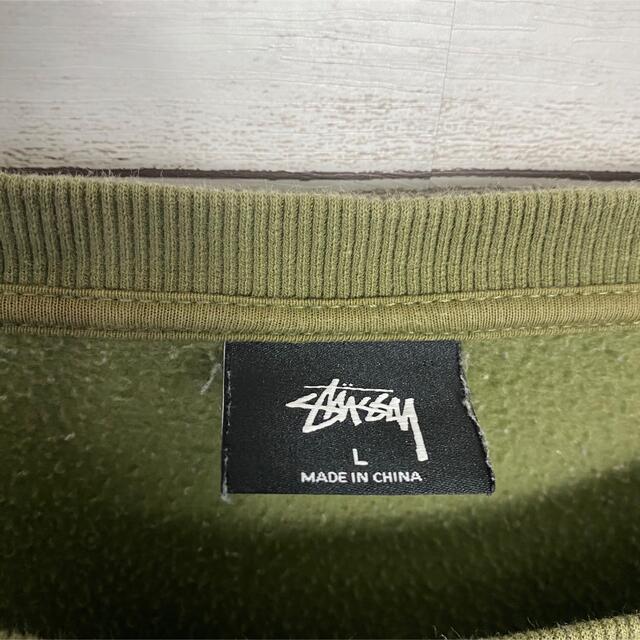 STUSSY(ステューシー)の【アースカラー】ステューシーワンポイントバックプリントビックサイズスウェット メンズのトップス(スウェット)の商品写真