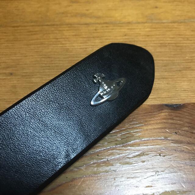 美品】Vivienne Westwood メンズ レザー ベルト ブラック - ベルト