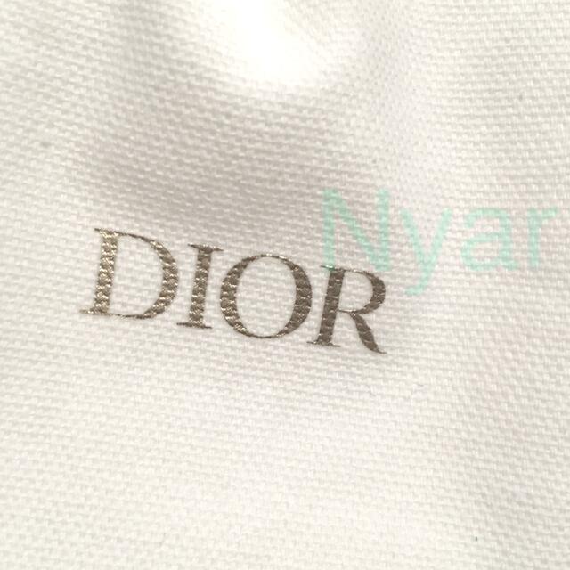 Dior(ディオール)のDior  ノベルティ 巾着 ホワイト レディースのファッション小物(ポーチ)の商品写真
