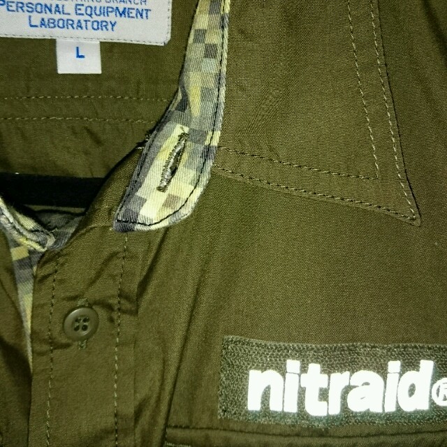nitraid(ナイトレイド)のnitraid モザイクリアルウィード 半袖 ミリタリー シャツ メンズのトップス(シャツ)の商品写真