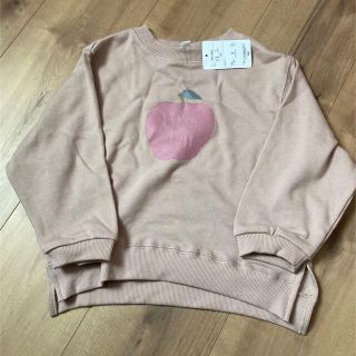 シマムラ(しまむら)の新品　100サイズ　トレーナー　りんご(Tシャツ/カットソー)