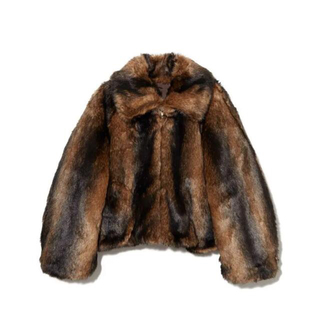leinwande Mama's Faux-fur Jacket / Brownの通販 by pirica's shop ...