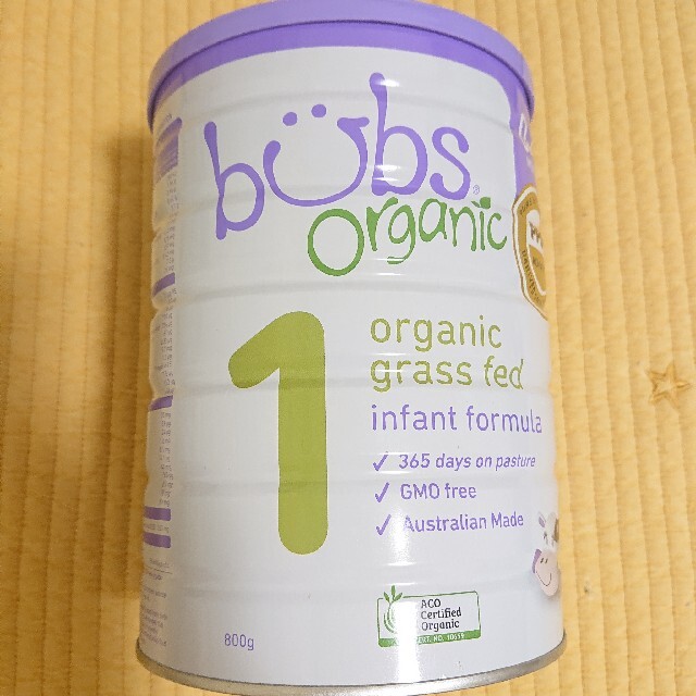 人気ショップ bubs 粉ミルク ステップ1 0ヶ月〜6ヶ月 オーガニック 2缶 