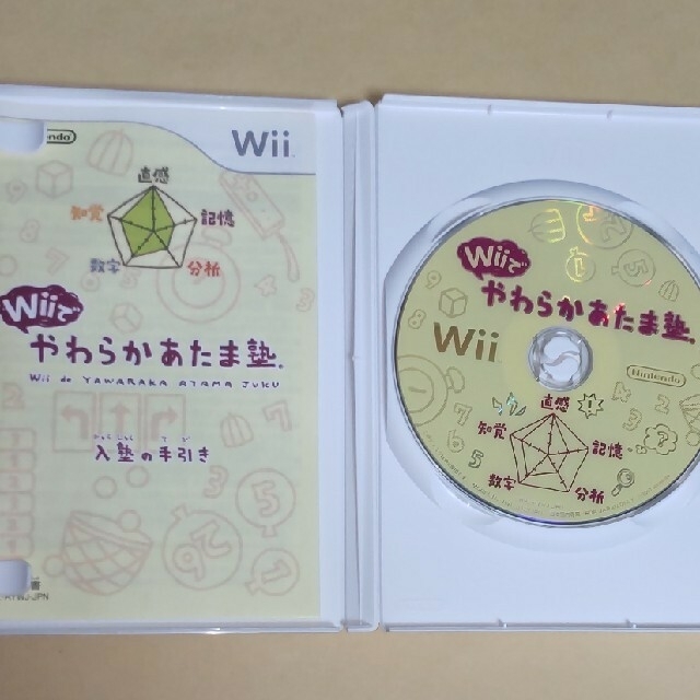 Wii(ウィー)のWiiでやわらかあたま塾 Wii エンタメ/ホビーのゲームソフト/ゲーム機本体(家庭用ゲームソフト)の商品写真