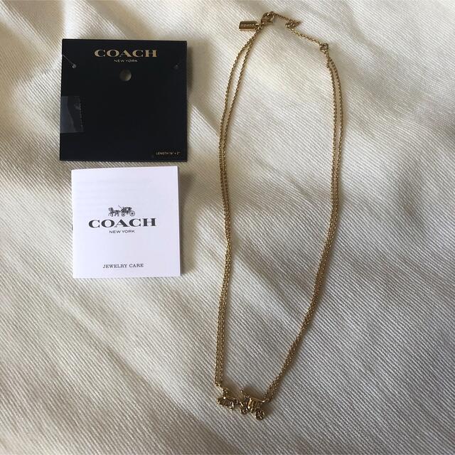 COACH(コーチ)のCOACH コーチ　ネックレス　馬　ゴールド　ホース&キャリッジ　馬車 レディースのアクセサリー(ネックレス)の商品写真