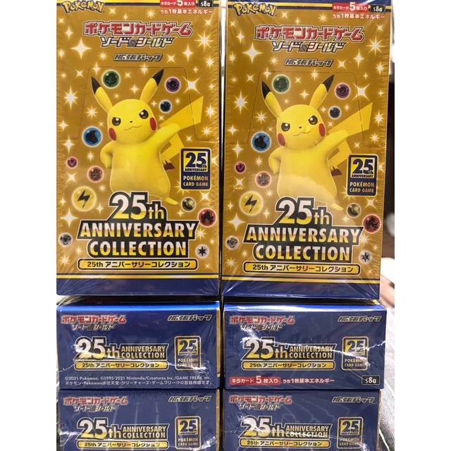 プロモ付6BOX 25th aniversary collection ポケモン