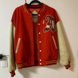 フィアオブゴッド(FEAR OF GOD)の古着 ボンバージャケット 赤(ブルゾン)