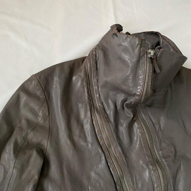 EMPORIO ARMANI DoubleZip Leather Blouson 【在庫処分】 48%割引