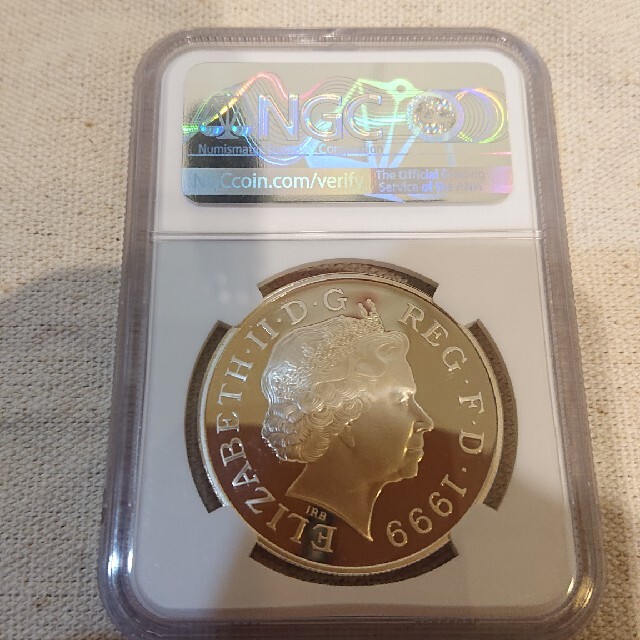 ダイアナ 銀貨  1999年 イギリス