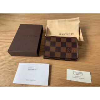 ルイヴィトン(LOUIS VUITTON)のルイ・ヴィトン ダミエ カードケース 名刺入れ(名刺入れ/定期入れ)