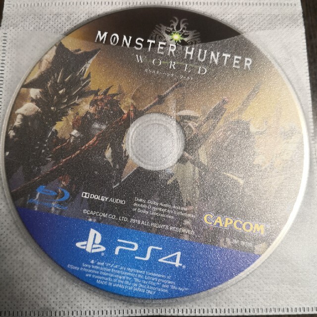 PS4 モンスターハンターワールド MONSTER HUNTER WORLD