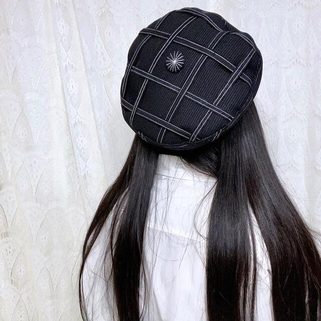 original knitting beret 2 レディースの帽子(ハンチング/ベレー帽)の商品写真