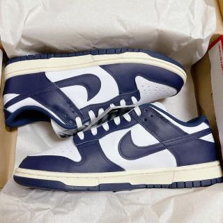 ナイキ(NIKE)のNike WMNS Dunk Low "Vintage Navy" 27cm(スニーカー)